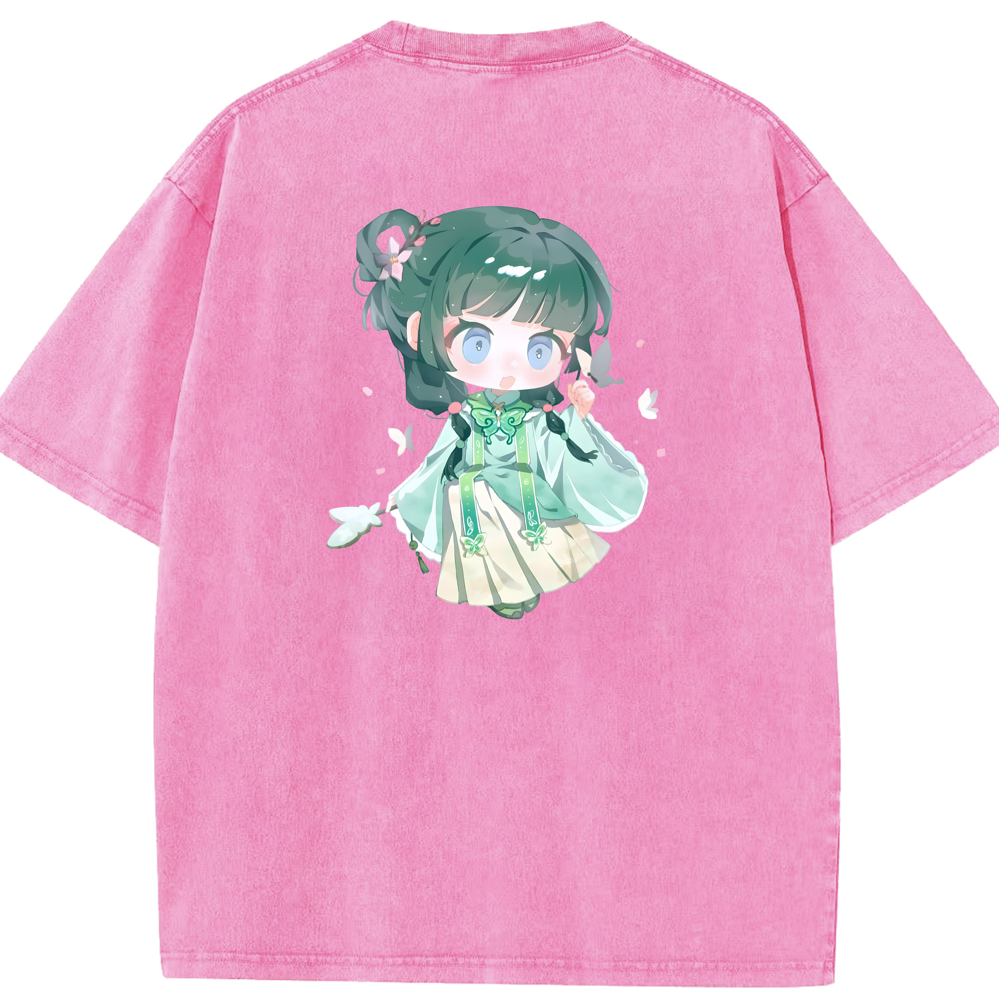（画像用） 薬屋のひとりごと The Apothecary Diaries 綿100% ヴィンテージ風 半袖Tシャツ（背面プリント）